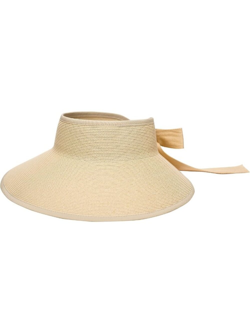 Stylish Women's Summer Straw Beach Hat - Pineapple & Star Visor for Sun